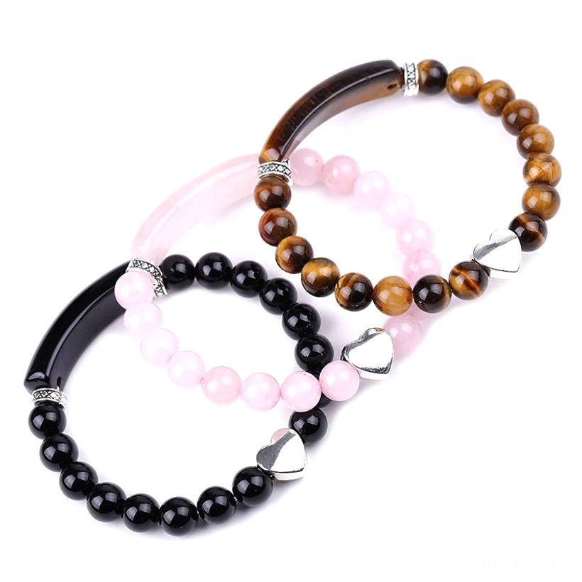 Black agate grounding stone infographic showing stability and protective energy benefits