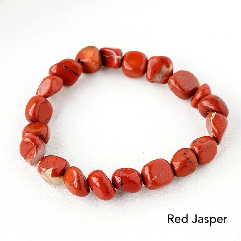 Blue sandstone and sodalite crystal bracelet for calm and spiritual clarity