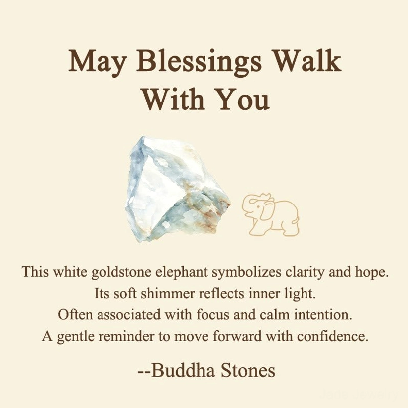 Blue stone elephant figurine promoting calm communication and peaceful expression