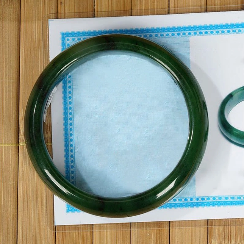Cyan jade bangle bracelet care instructions wearing recommendations