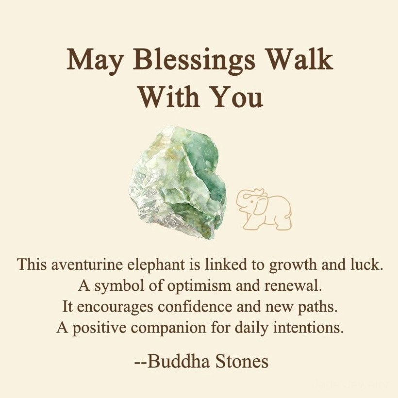 Elephant stone guardian figurine promoting strength wisdom and protection