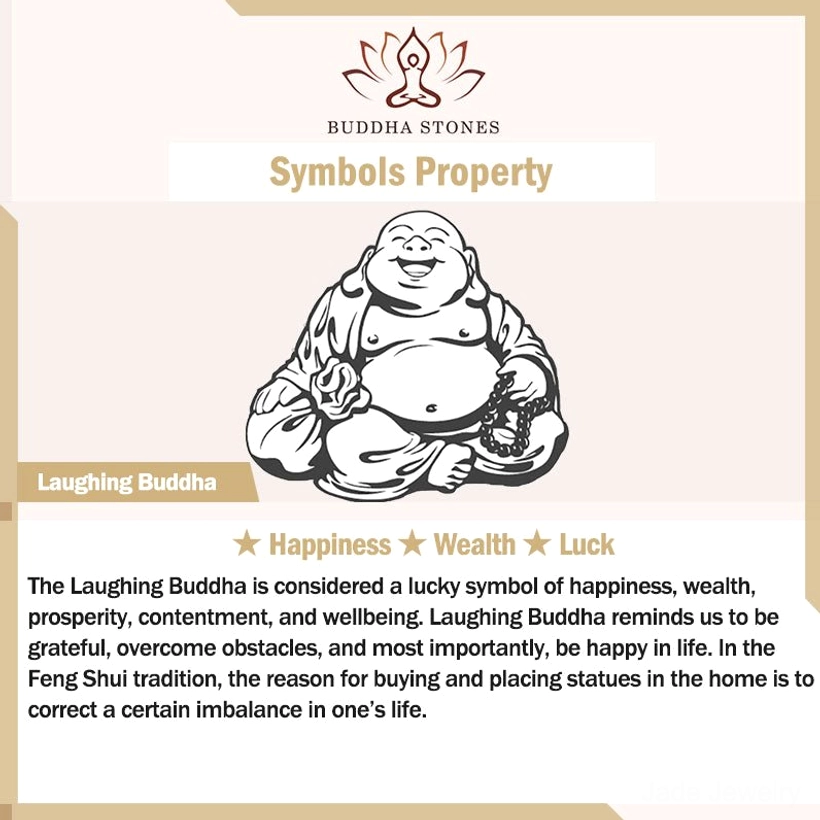 Handcrafted white jade Laughing Buddha heart pendant, authentic natural stone with spiritual significance