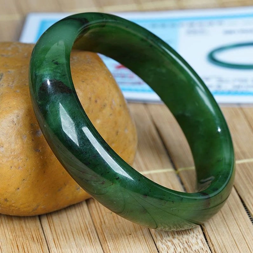 Hetian jade bangle size guide fitting chart wrist measurement reference