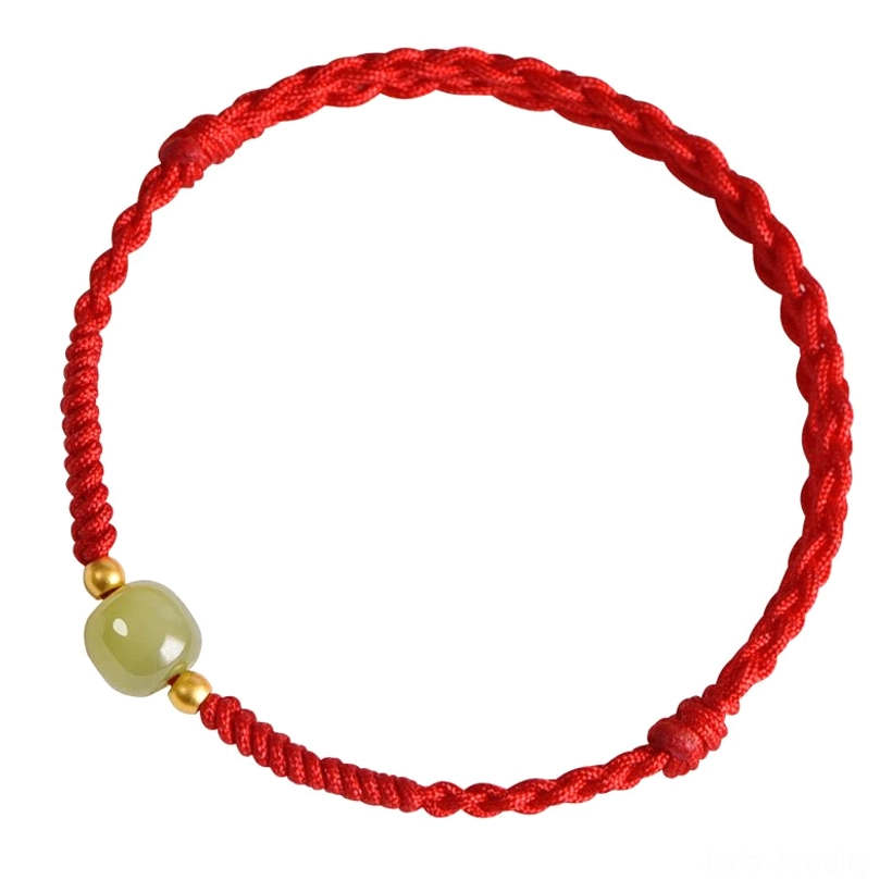 Hetian jade beads gold spacers authentic Chinese jade protection
