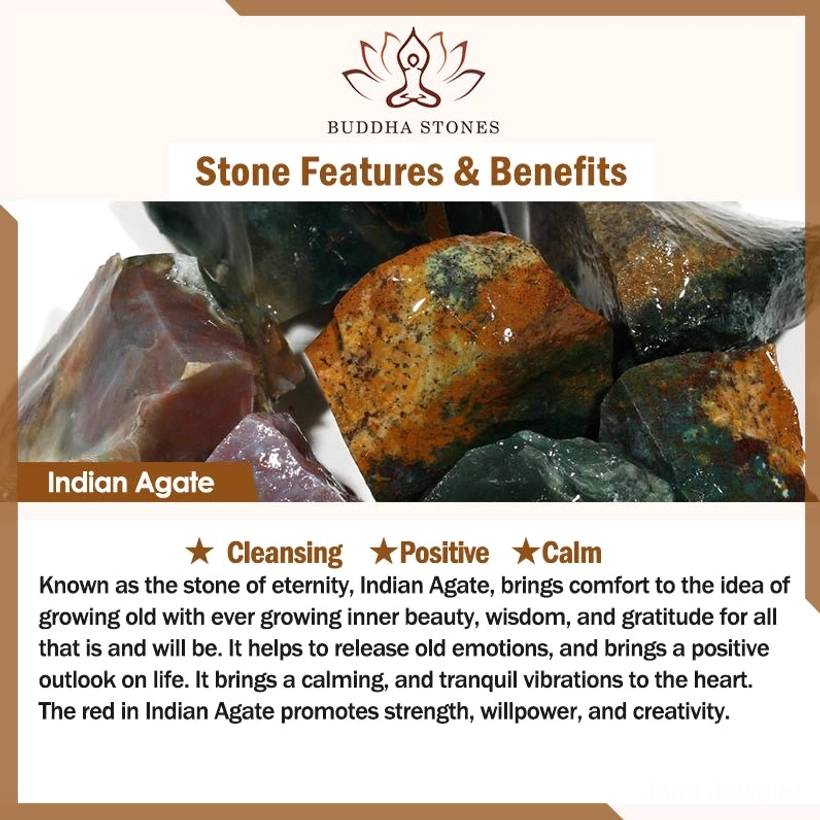 Natural crystal healing bracelet with protective and balancing properties